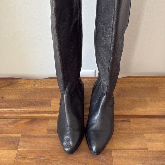 Seychelles Black Leather Boots Size 5 - Picture 6 of 7